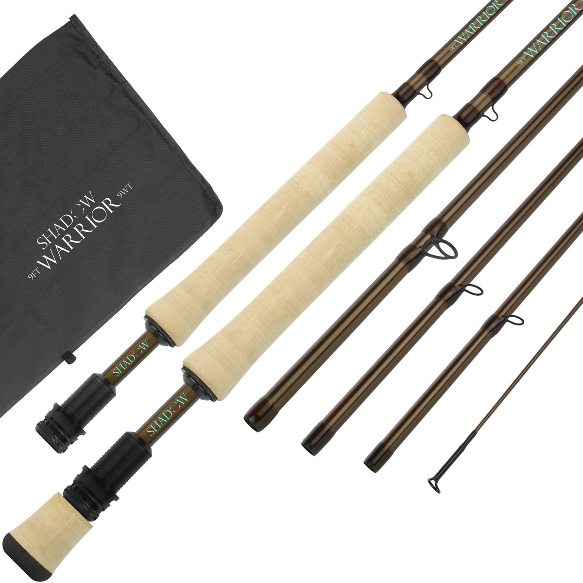 Shadow Warrior Fly Fishing rod - A High Performance rod in the color of Olive Brown.