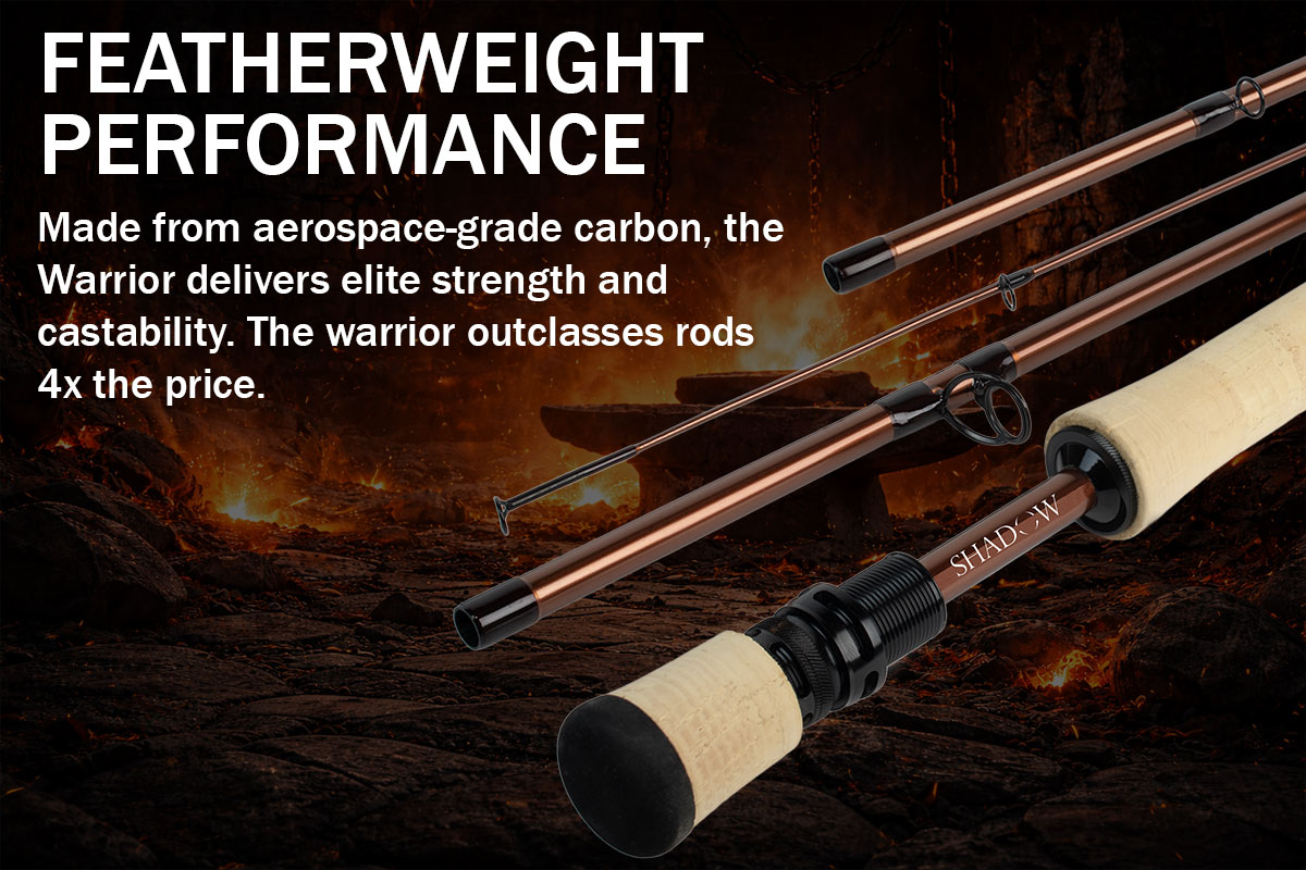 Information about the Shadow Warlord Fly Fishing rods Drag System.
